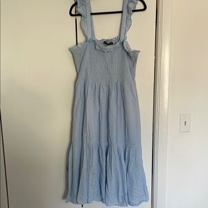 Eloquii Light Blue Midi Dress